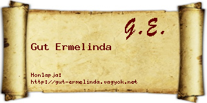 Gut Ermelinda névjegykártya
